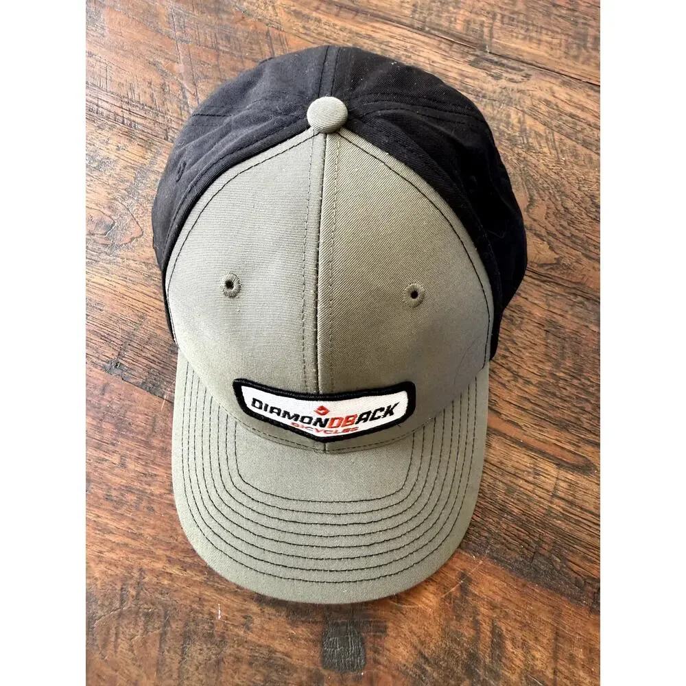 Diamondback Bicycles Strapback Hat Olive Green BMX & Mountain Bike Baseball Cap